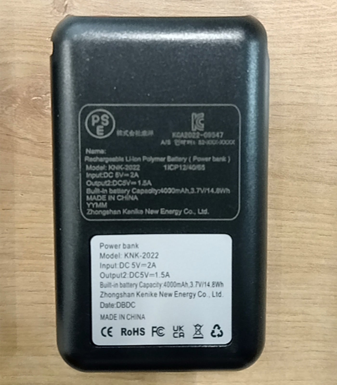 Lämmityshanska paristo/virtalähde ROCKBROS