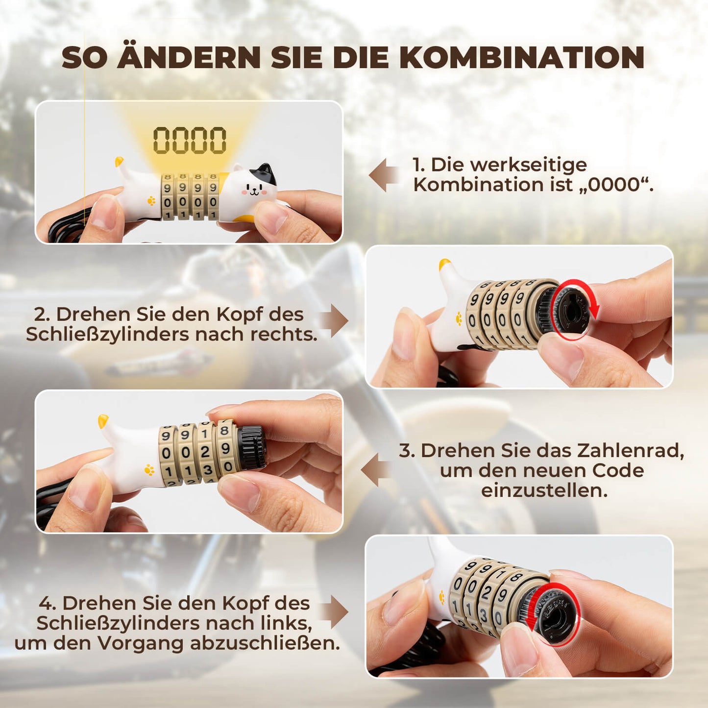 Monitoiminen polkupyörän lukko, lasten yhdistelmälukko, kypärän lukko, ROCKBROS