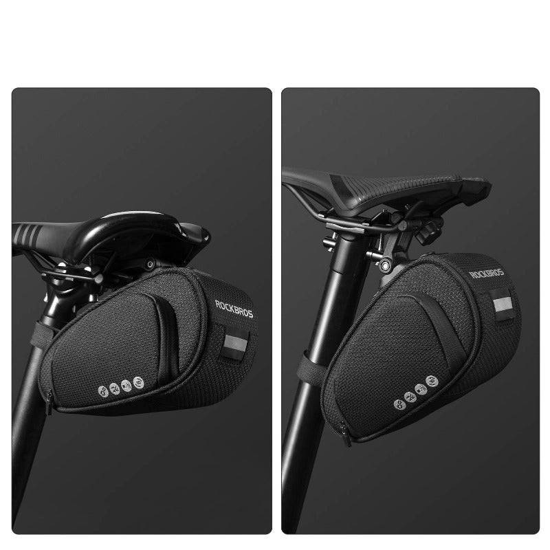 Satulalaukku pikalukolla, 1L, maastopyörälle, maantiepyörälle, taittopyörälle, ROCKBROS