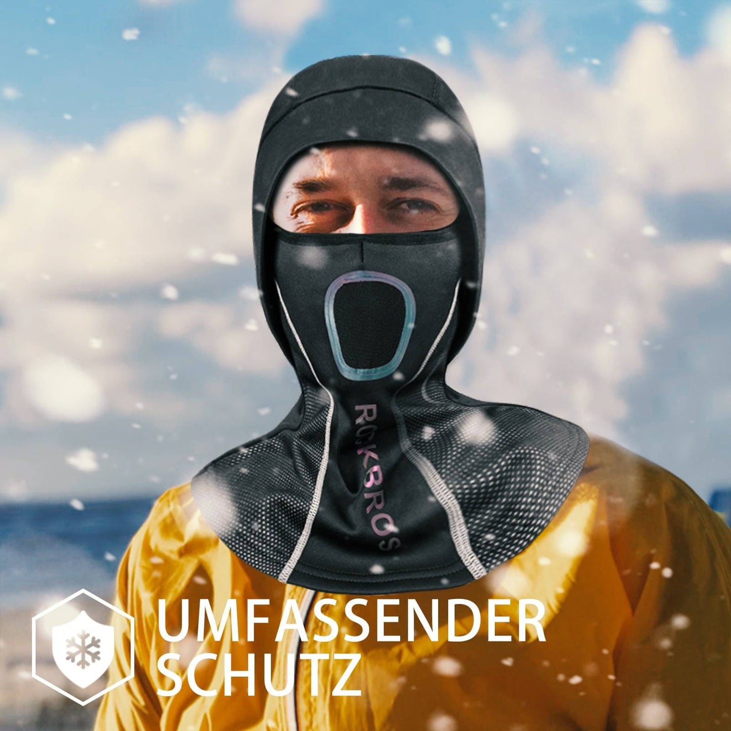 Hengittävällä verkolla varustettu pipo ulkoiluun, unisex, ROCKBROS