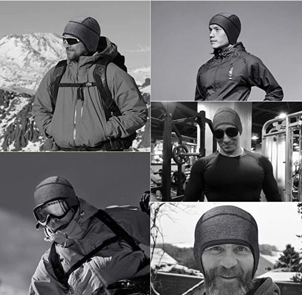 ROCKBROS LF7227 Pyöräilykypärän aluspipo, tuulenpitävä, sekä naisille että miehille.