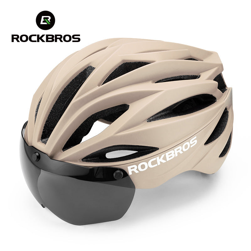 ROCKBROS pyöräkypärä Magneettinen irrotettava MTB-kypärä visiirillä