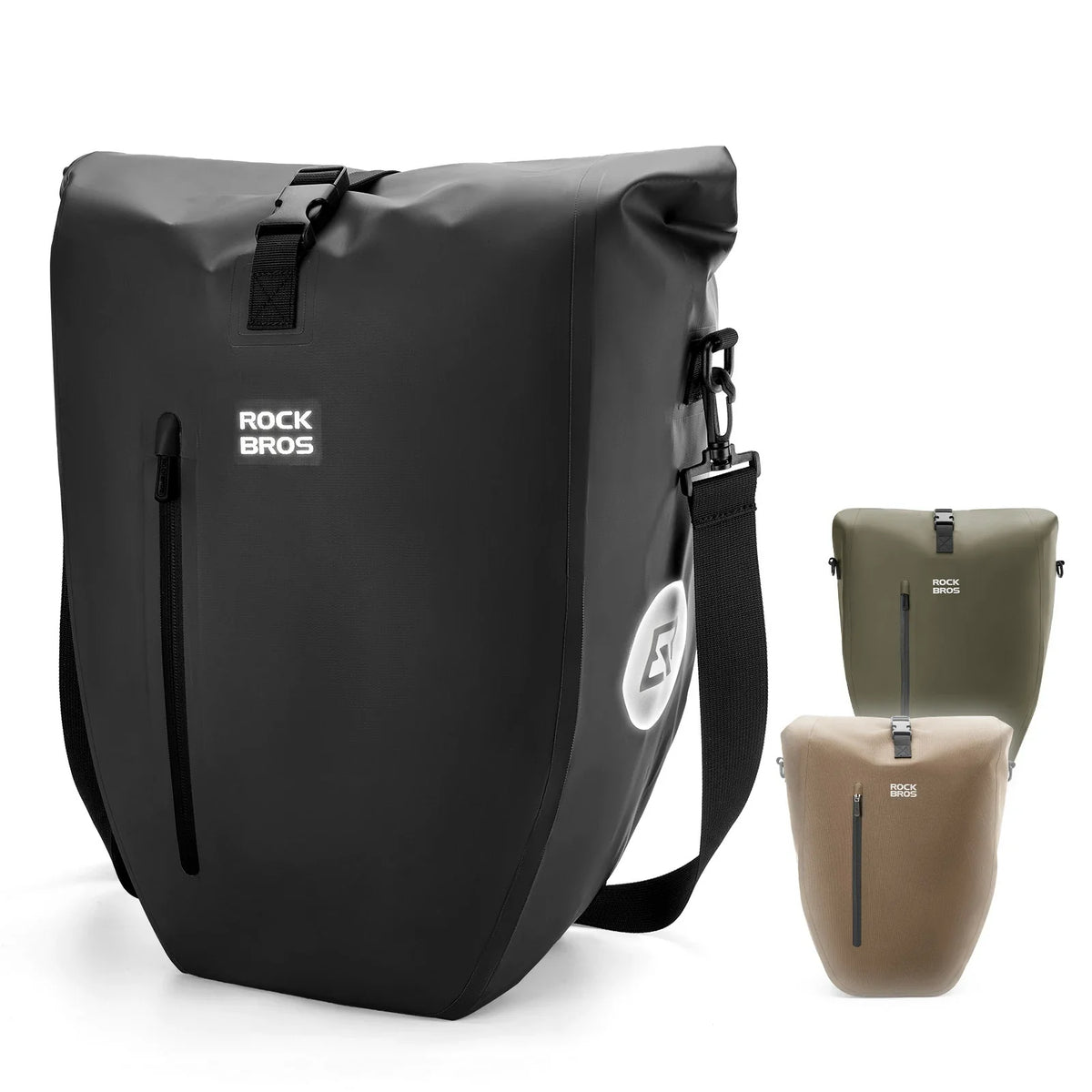 ROCKBROS 15L-20L Polkupyörän tavaratukilaukku 3-in-1