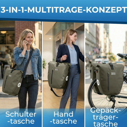 ROCKBROS 15L-20L Polkupyörän tavaratukilaukku 3-in-1