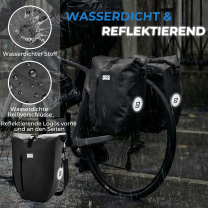 ROCKBROS 15L-20L Polkupyörän tavaratukilaukku 3-in-1