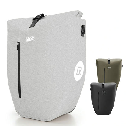 ROCKBROS 15L-20L Polkupyörän tavaratukilaukku 3-in-1
