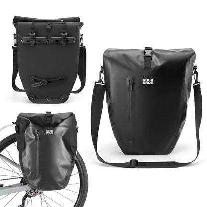 ROCKBROS 15L-20L Polkupyörän tavaratukilaukku 3-in-1