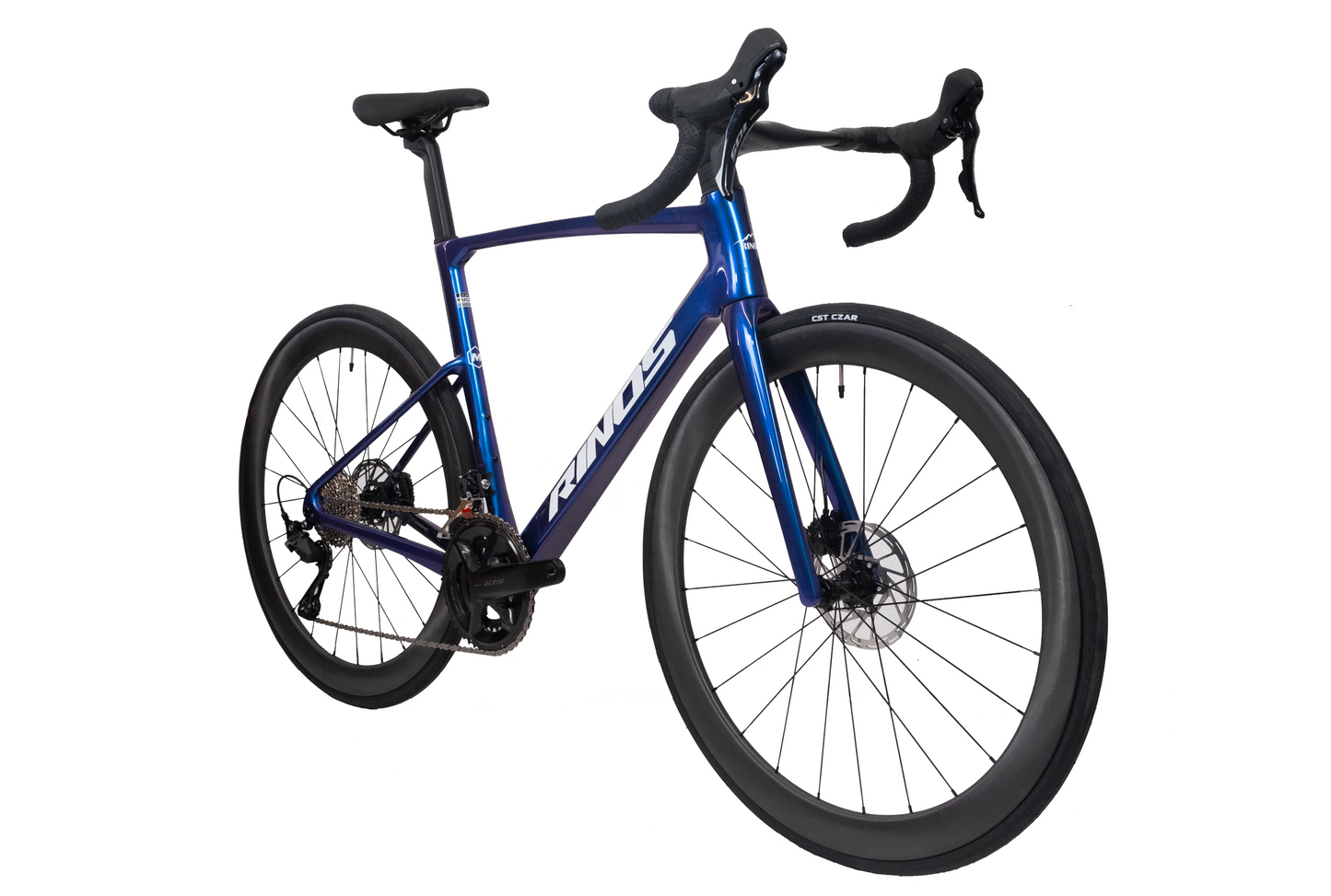 RINOS Täysikuituinen maantiepyörä Odin 4.1 Shimano 105 ST-R7120 24-vaihteinen