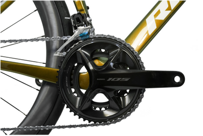 RINOS Täysikuituinen maantiepyörä Odin 4.1 Shimano 105 ST-R7120 24-vaihteinen