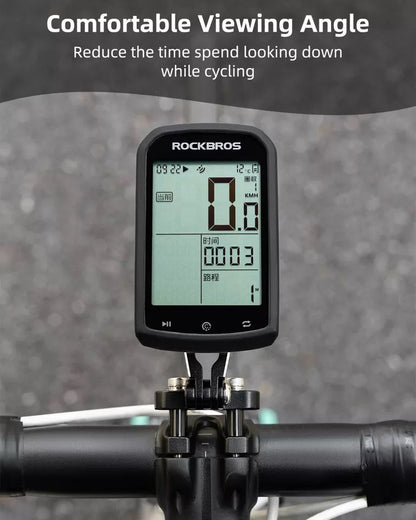 ROCKBROS polkupyörätietokoneteline Garmin Bryton Wahoo GPS-ohjaustangon pidikkeeseen, alumiinia