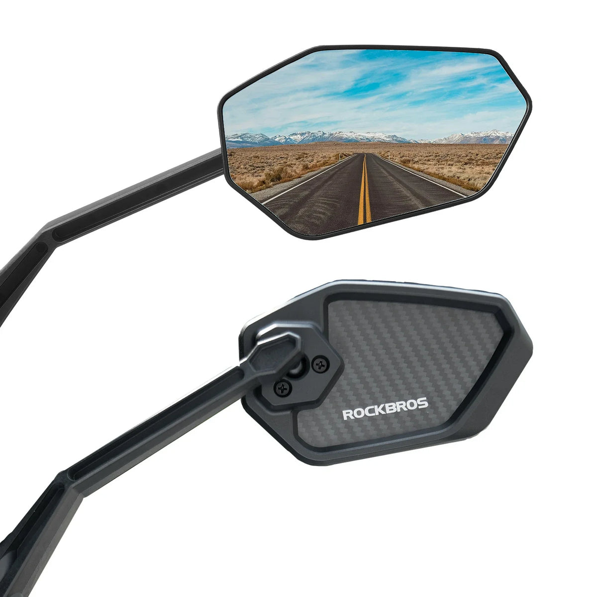 ROCKBROS Pyörän takapeili pyöränpeili ohjaustangolle 20–23 mm