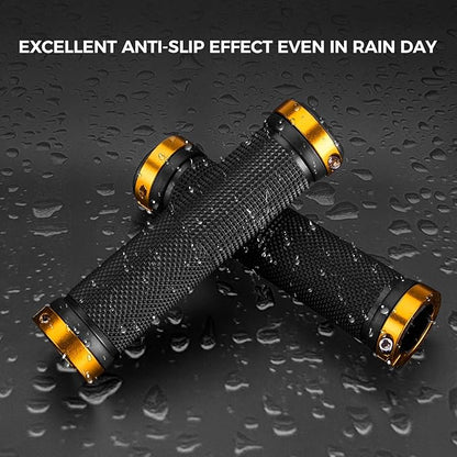 ROCKBROS Polkupyörän kahvat 22 mm alumiinisella Lock-On-järjestelmällä