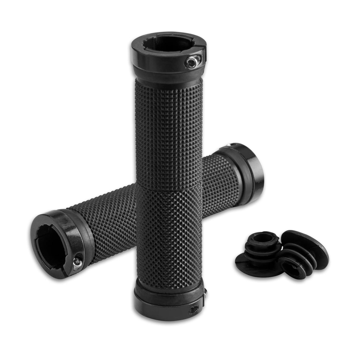 ROCKBROS Polkupyörän kahvat 22 mm alumiinisella Lock-On-järjestelmällä