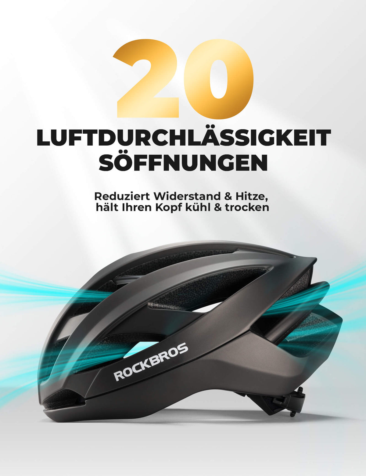 ROCKBROS pyöräilykypärä vahvistuskehyksellä 58-62cm