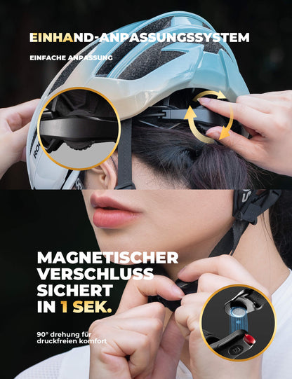 ROCKBROS pyöräilykypärä vahvistuskehyksellä 58-62cm