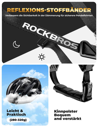 ROCKBROS pyöräilykypärä vahvistuskehyksellä 58-62cm