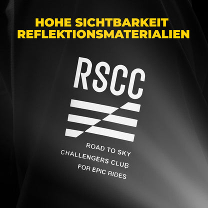 ROCKBROS pyöräilytakki vedenpitävä hengittävä - Tuulenpitävä & Heijastava miehet