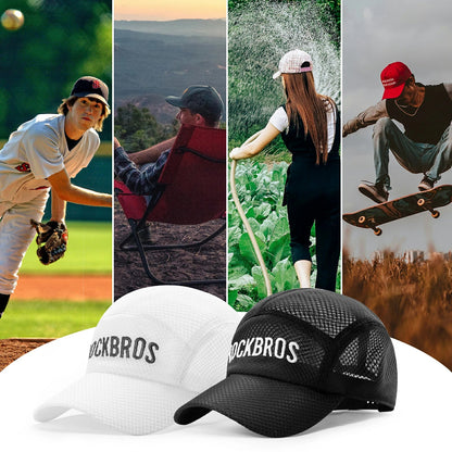ROCKBROS pyöräilylippa nopeasti kuivuva Outdoor Sport Caps UV-suoja lippa
