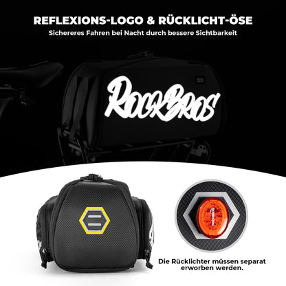 ROCKBROS Taitettava yhden osan takatasku tavaratelineelle