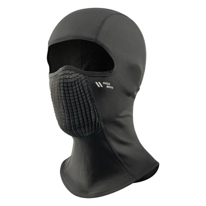 ROCKBROS Fleece-talvihuppu Hengittävä Balaclava Hiihtonaamio