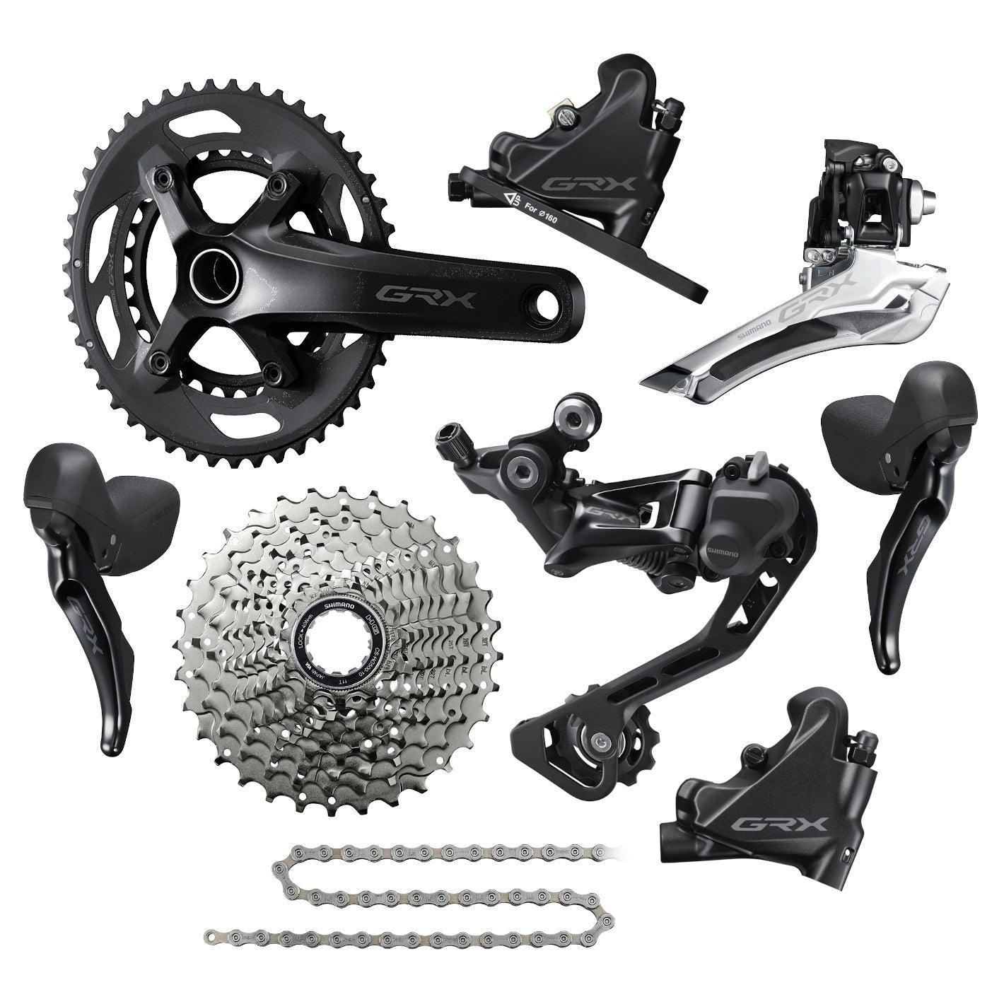 Shimano GRX RX400 2x10-vaihteinen osasarja