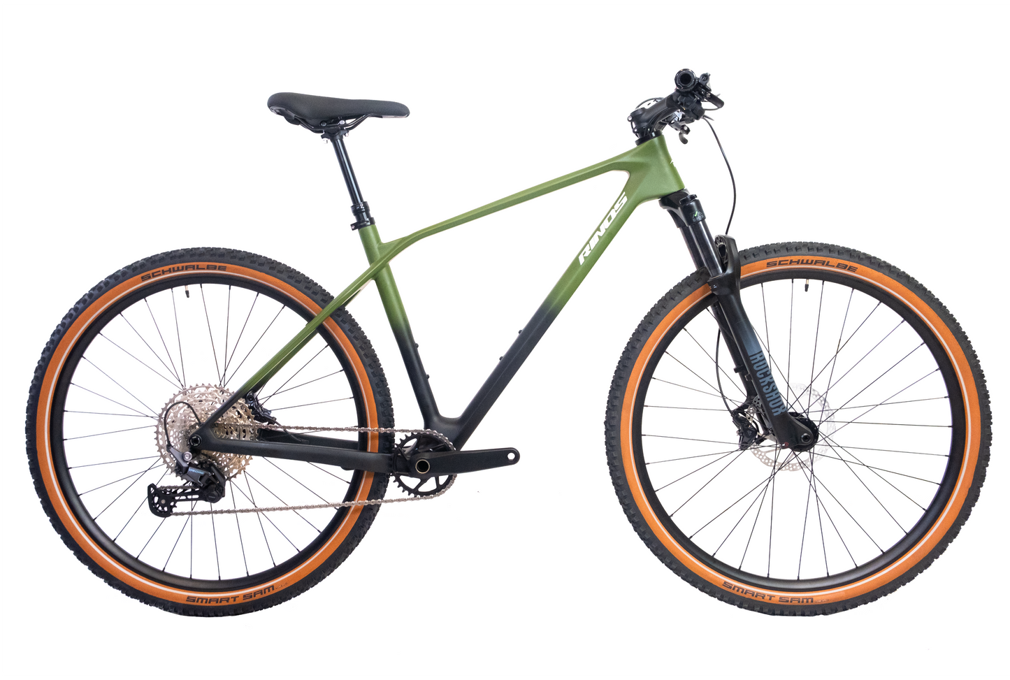 RINOS Gaia2X Carbon MTB Shimano Deore 12-vaihdetta Hardtail Rockshox