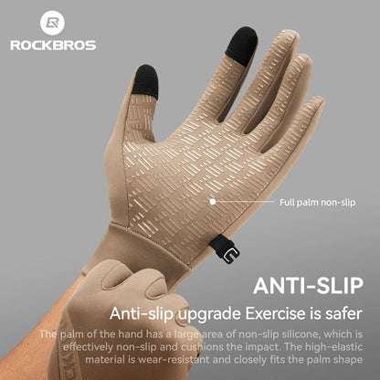 ROCKBROS Graphene talvipyöräilyhanskat 5°C–15°C