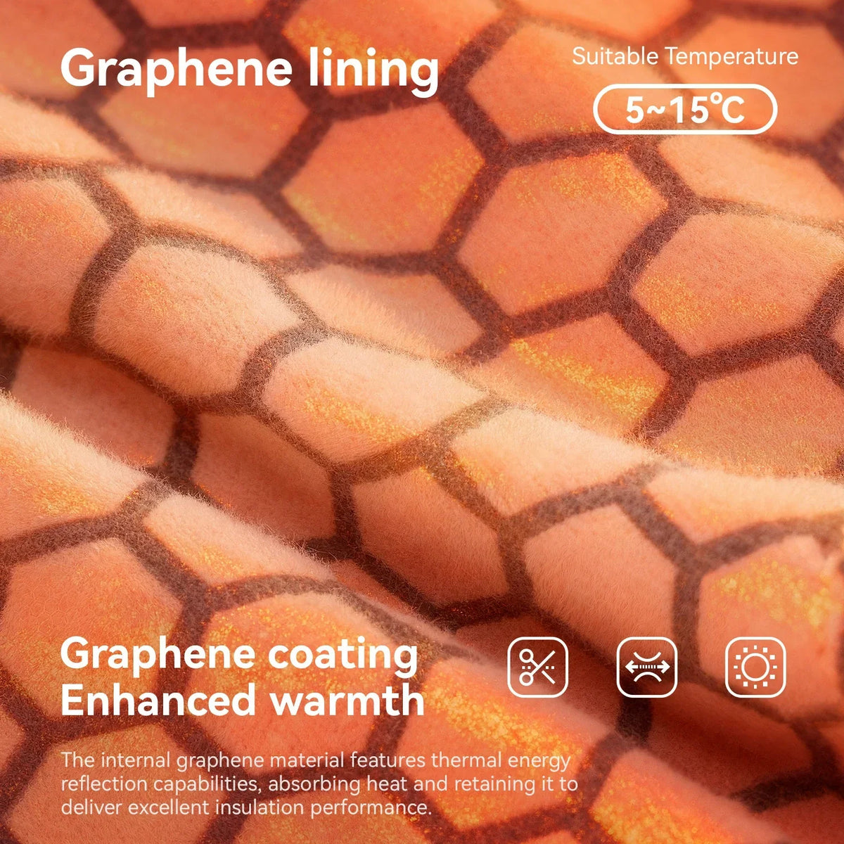 ROCKBROS Graphene talvipyöräilyhanskat 5°C–15°C