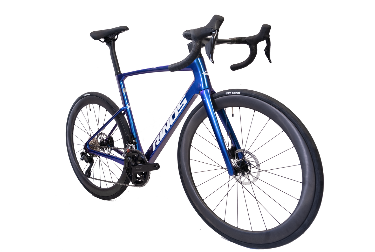 RINOS Hiilikuitu Maantiepyörä Odin 6.1 Shimano 105 Di2, 24 vaihdetta