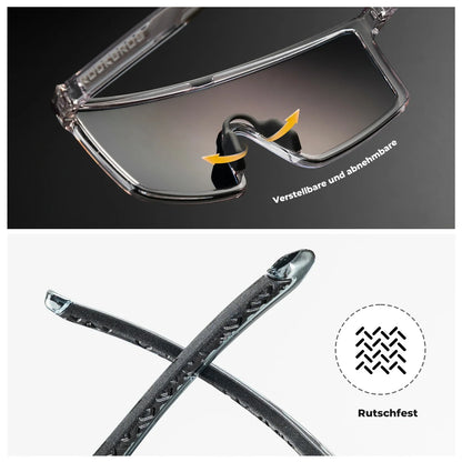 ROCKBROS Polarisoid pyöräilylasit, UV400 TR90-kehyksellä