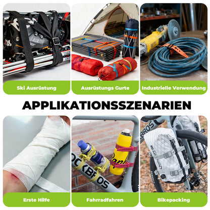 Yleismalliset ulkokäyttöön tarkoitetut sidontahihnat - Jatkuvat ja erittäin kestävät Quantature