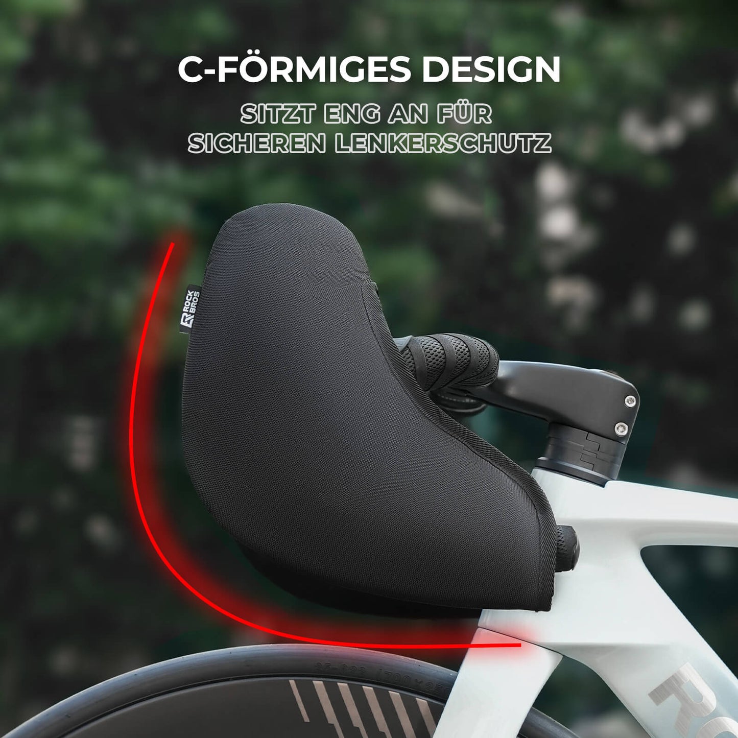 Yleismalliset ja iskuja vaimentavat ohjaustangon suojat ROCKBROS