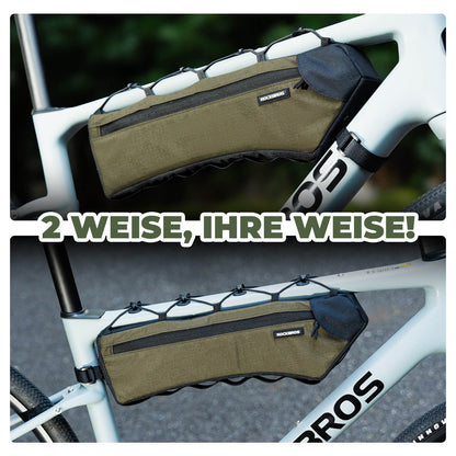 Polkupyörän runkolaukku, kolmiolaukku, 1,9 l, erittäin ohut ja nopea käyttö, ROCKBROS