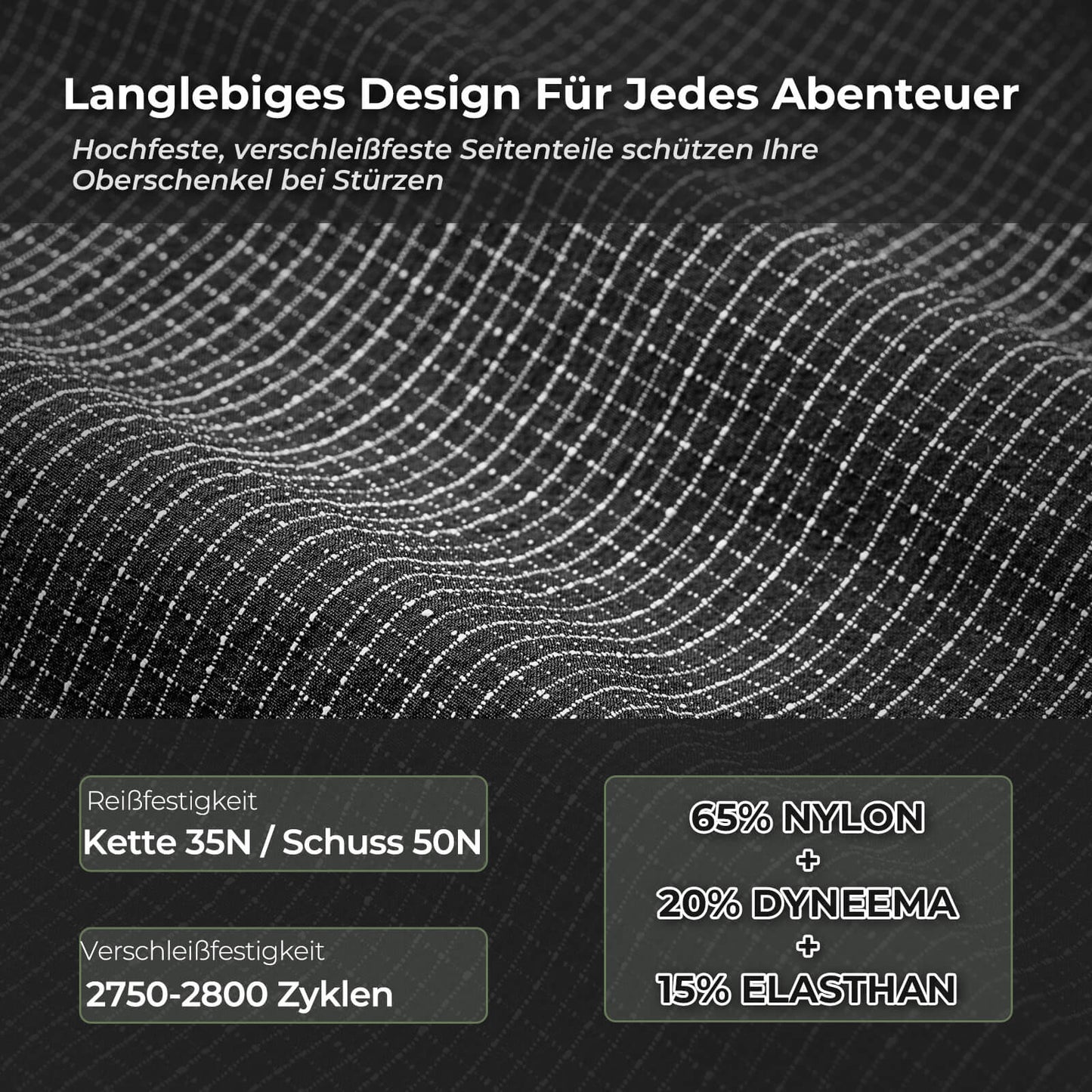 Pyöräilyshortsit, erittäin kestävät ja hengittävät, viidellä taskulla, ROCKBROS