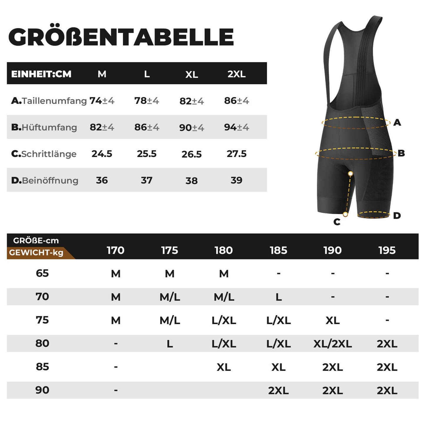 Pyöräilyshortsit, erittäin kestävät ja hengittävät, viidellä taskulla, ROCKBROS