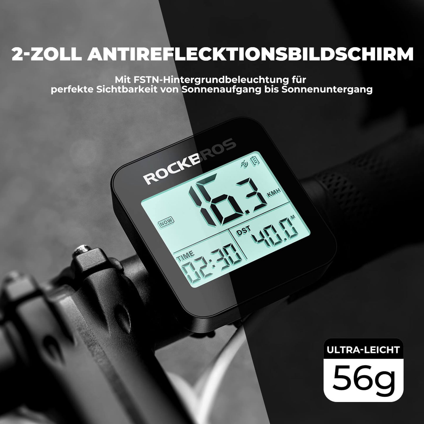 Langaton pyörätietokone G1 ROCKBROS