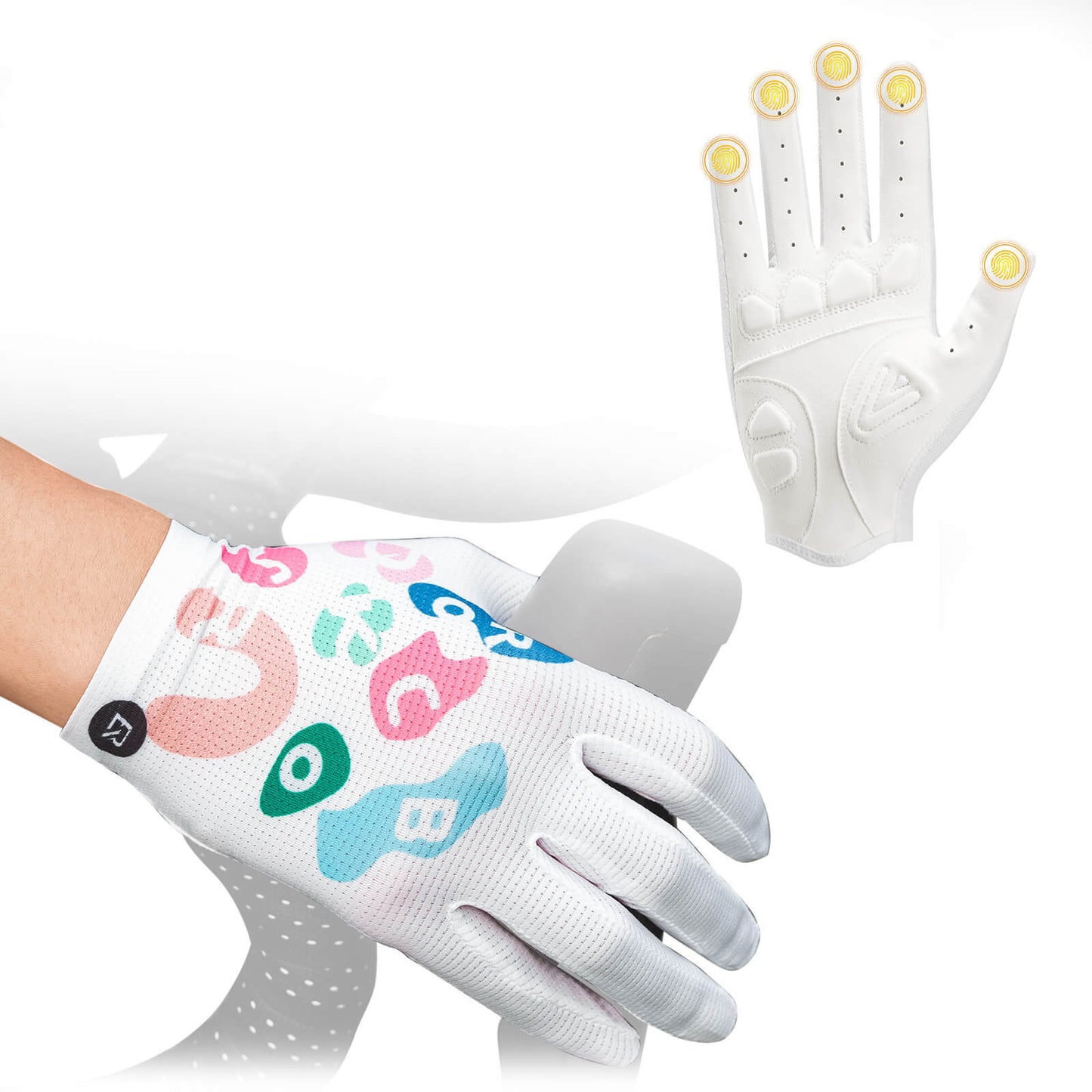 Pyöräilykäsineet SBR-pehmusteella, hengittävät, erittäin joustavat, ROCKBROS