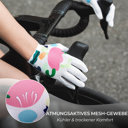 Pyöräilykäsineet SBR-pehmusteella, hengittävät, erittäin joustavat, ROCKBROS