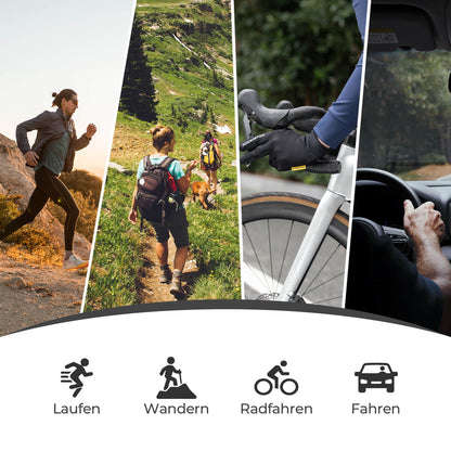 ROCKBROS kosketusnäytöllä yhteensopivat pyöräilykäsineet SBR-pehmusteella