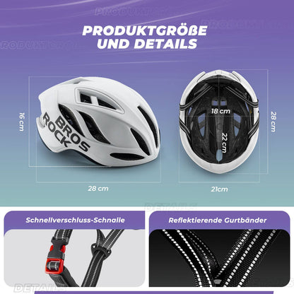 ROCKBROS pyöräkypärä 58-62cm Säädettävä citykypärä Tuuletus Unisex