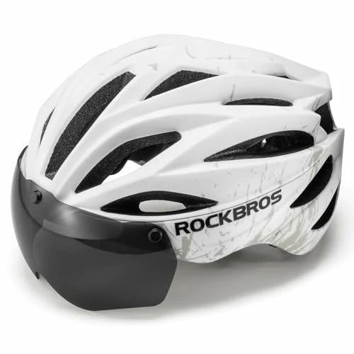 ROCKBROS pyöräkypärä Magneettinen irrotettava MTB-kypärä visiirillä