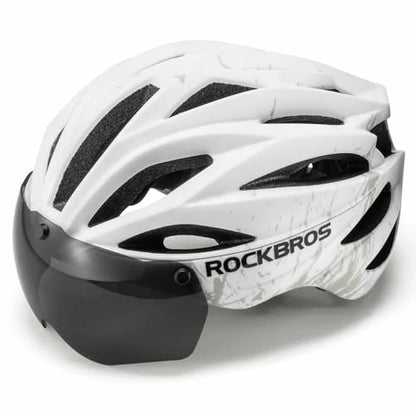 ROCKBROS pyöräkypärä Magneettinen irrotettava MTB-kypärä visiirillä