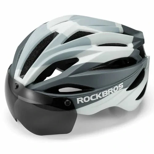 ROCKBROS pyöräkypärä Magneettinen irrotettava MTB-kypärä visiirillä