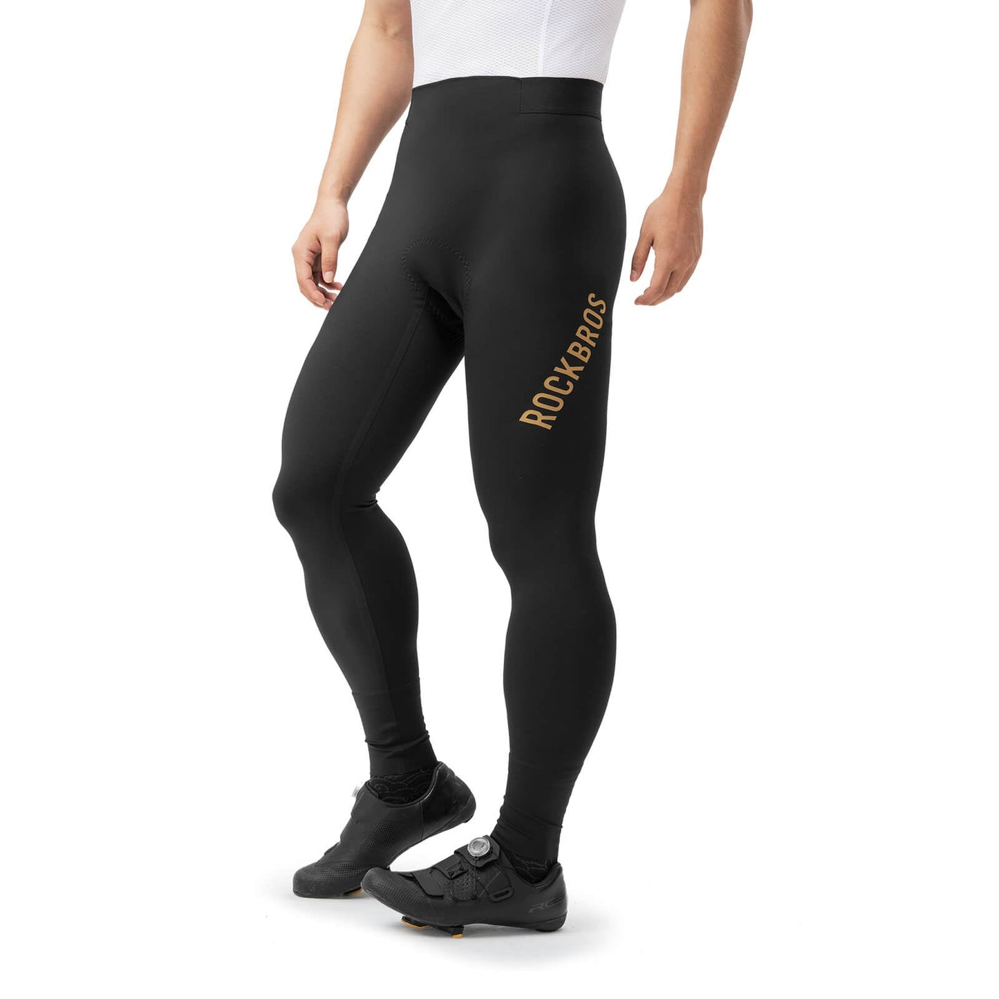 Pyöräilyhousut, pitkät pyöräilyhousut, pehmustetut, hengittävät, miesten, ROCKBROS