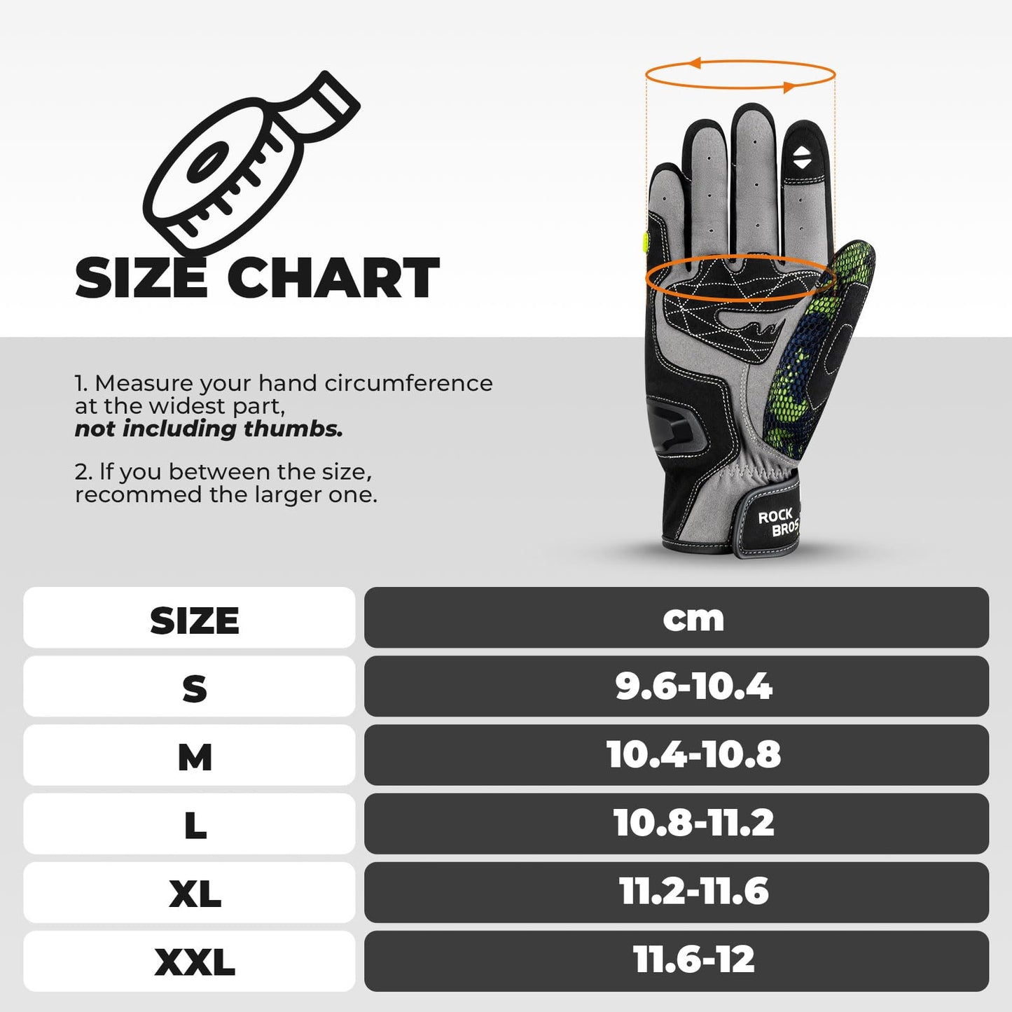 Miesten ja naisten kosketusnäyttökäsineet, talvikäsineet, ROCKBROS