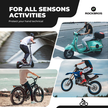 Miesten ja naisten kosketusnäyttökäsineet, talvikäsineet, ROCKBROS