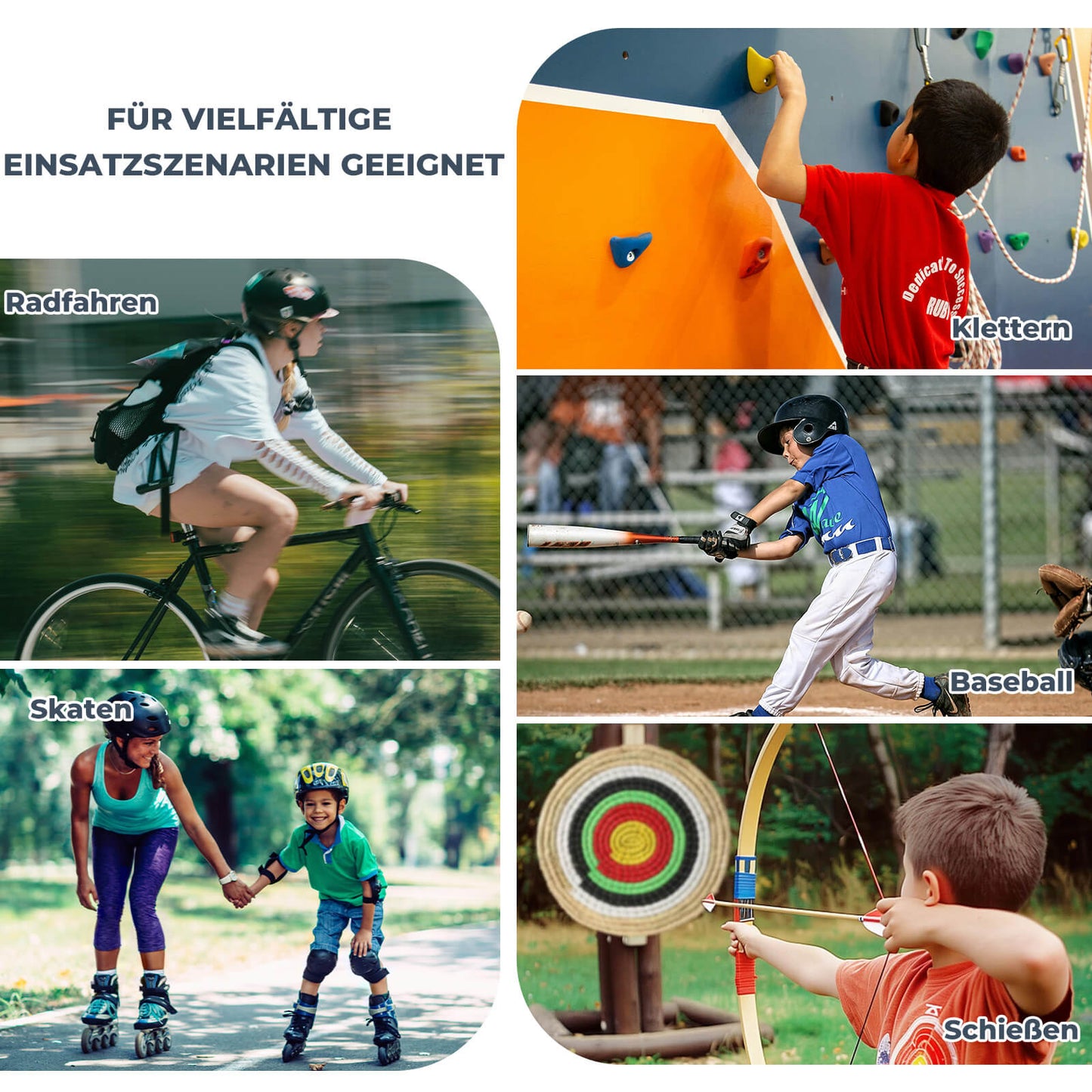 Lasten pyöräilykäsineet hengittävät ja liukumattomat SBR-suojauksella ROCKBROS