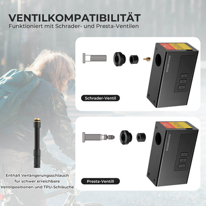 MINI sähköinen polkupyörän pumppu kannettava AS240 Pro ROCKBROS