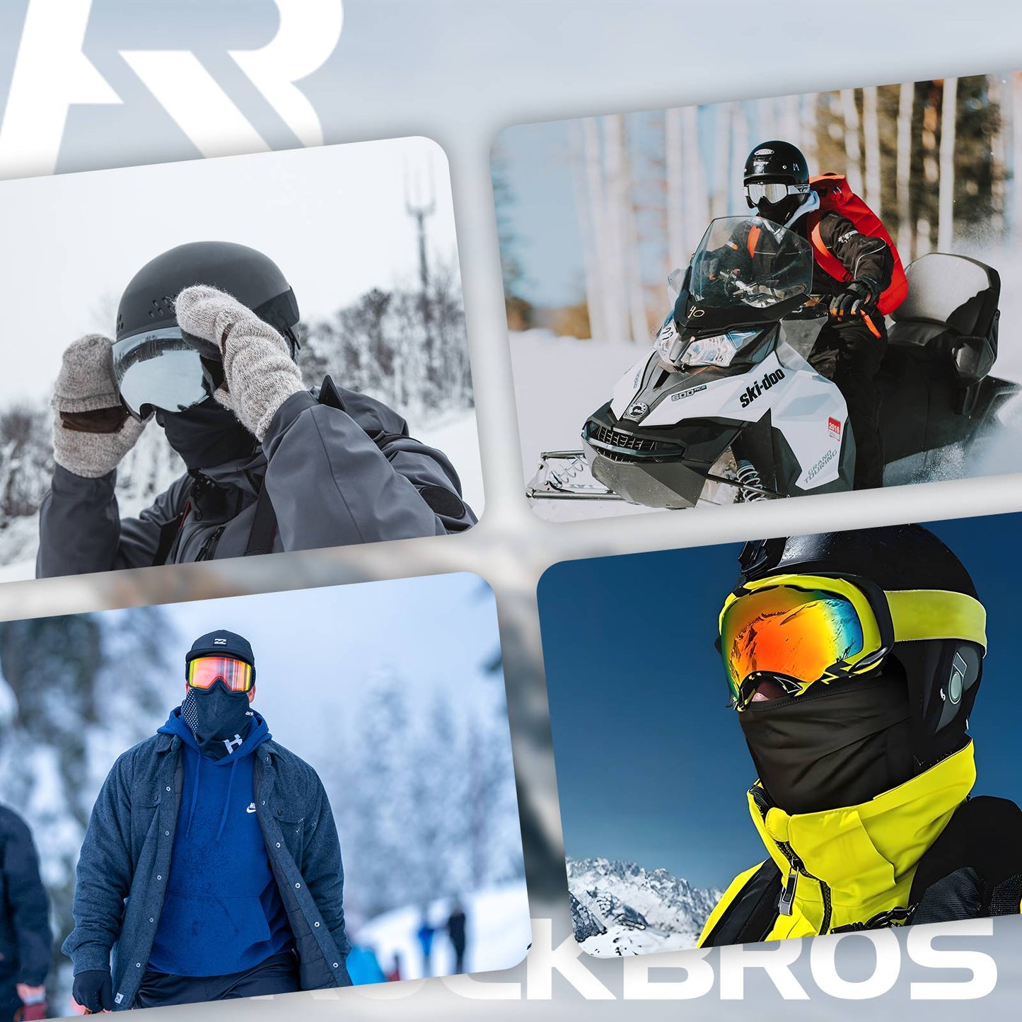 Monitoiminen fleece-pipo ja pehmeä kasvomaskihuivi ROCKBROS