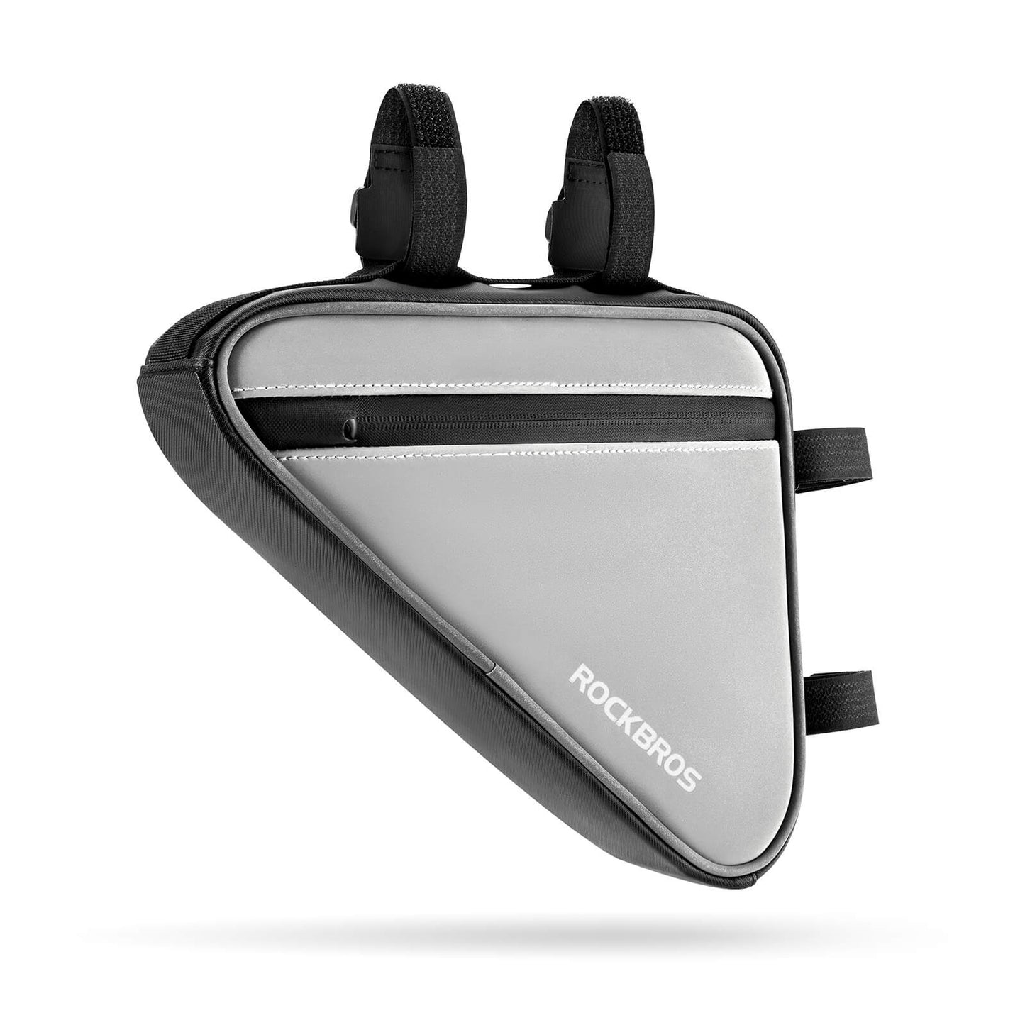 Polkupyörälaukku, heijastava runkolaukku, kolmionmuotoinen laukku, 0,9 l, ROCKBROS